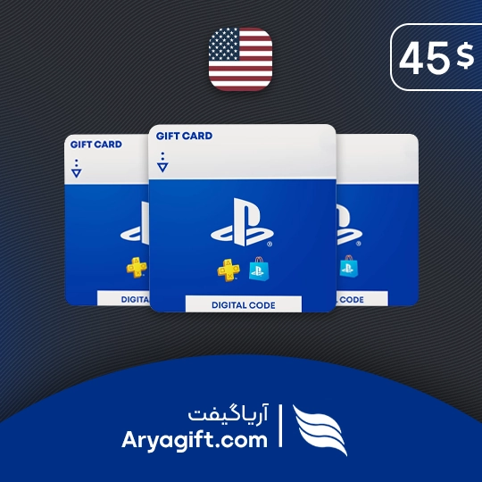 گیفت کارت پلی استیشن 45 دلاری آمریکا