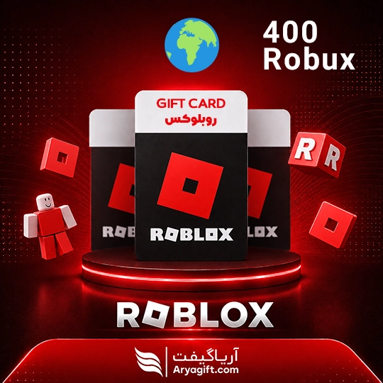 گیفت کارت روبلاکس 400 روبوکس گلوبال